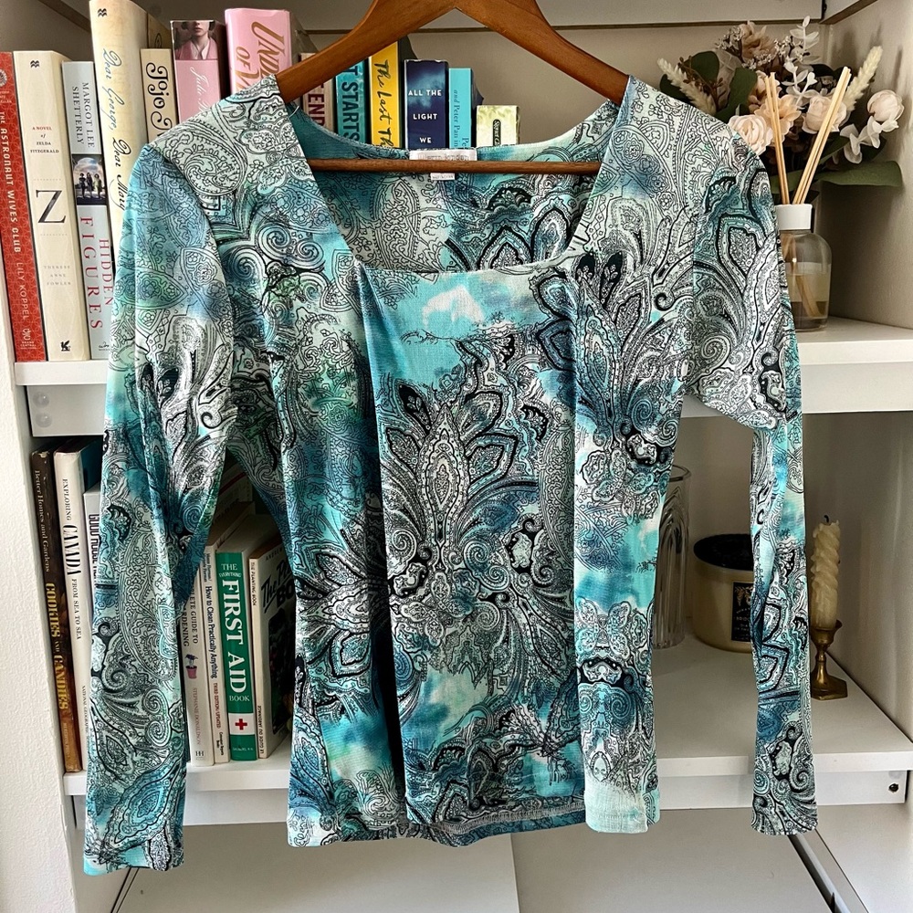 VINTAGE Erin London Mesh Blouse